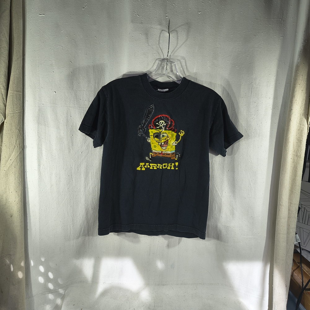SpongeBob SquarePants Pirate Graphic Kids Size 14 / 16 T-Shirt